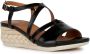 Geox Sandaaltjes D ISCHIA CORDA zomerschoen sandaal wig hak - Thumbnail 1