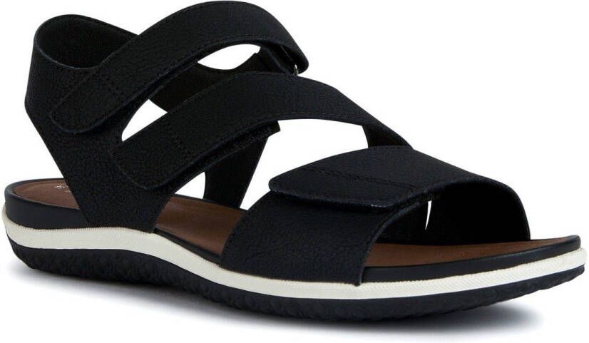 GEOX D SANDAL VEGA vrouwen Sandalen zwart - Foto 2