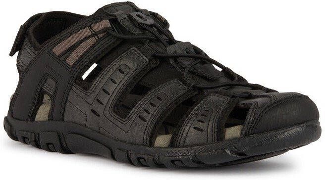 Geox Sandalen UOMO SANDAL STRADA C zomerschoen klittenbandschoen outdoorsandaal met leren voetbed - Foto 2