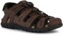 Geox Sandalen UOMO SANDAL STRADA C zomerschoen klittenbandschoen outdoorsandaal met leren voetbed - Thumbnail 4