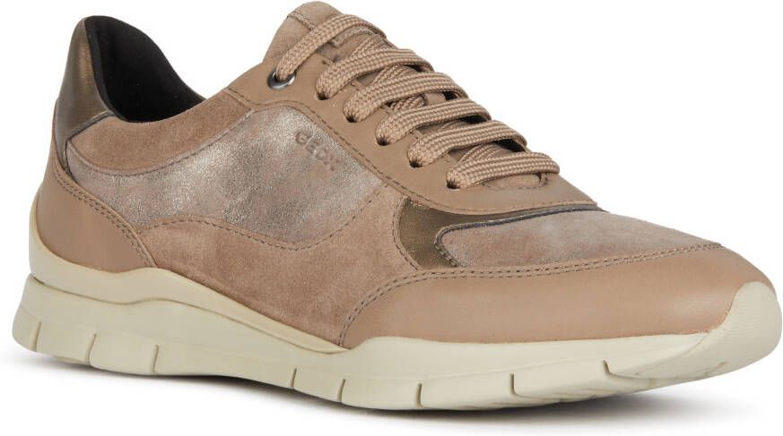 Geox Sneakers D SUKIE met glans vrijetijdsschoen lage schoen veterschoen - Foto 1
