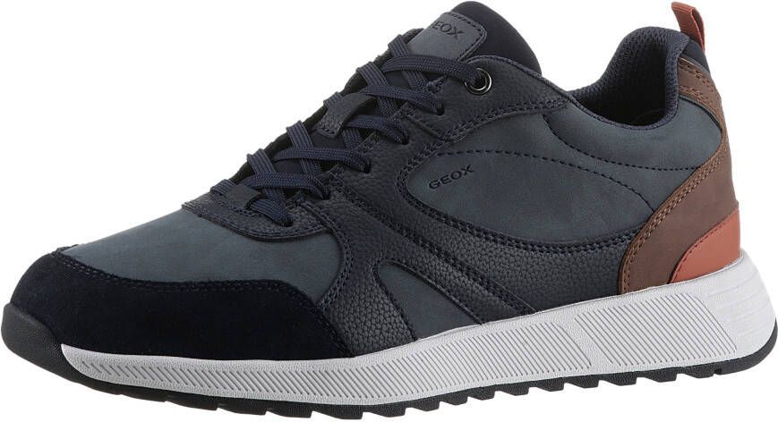 Geox Sneakers U MOLVENO A Vrijetijdsschoen lage schoen veterschoen met plateauzool