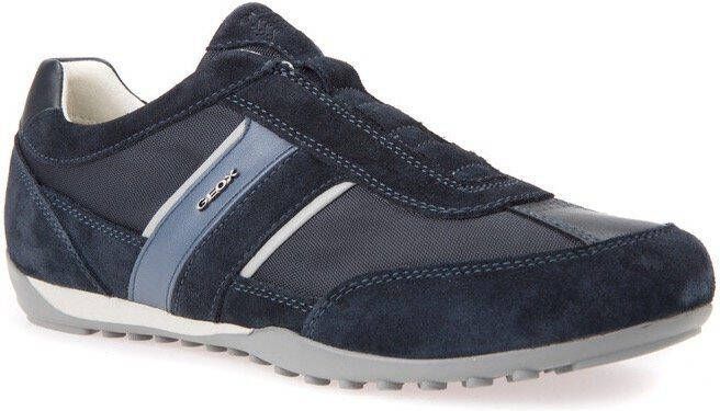 Geox Sneakers U WELLS A met strepen aan de zijkant vrijetijdsschoen lage schoen veterschoen - Foto 2
