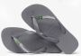 Havaianas Brasil Logo Unisex Slippers Steel Grey Steel Grey - Thumbnail 8