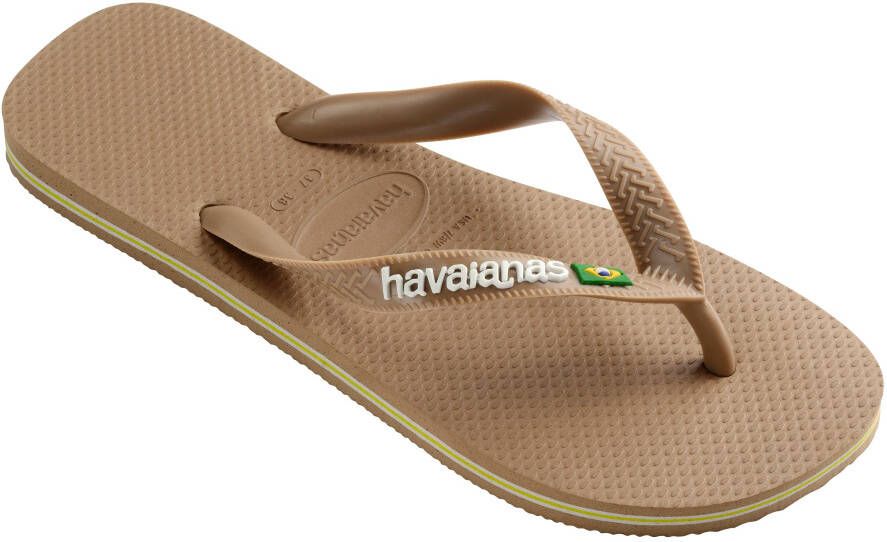 Havaianas Teenslippers Brasil Logo zomerschoen slippers poolslides met logo-opschrift - Foto 4