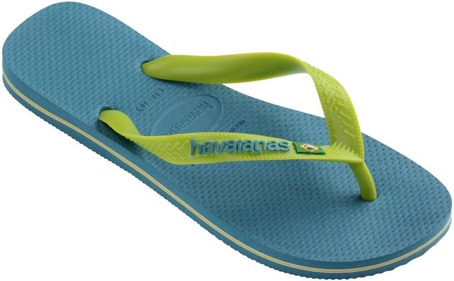 Havaianas Teenslippers Brasil Logo zomerschoen slippers poolslides met logo-opschrift - Foto 2