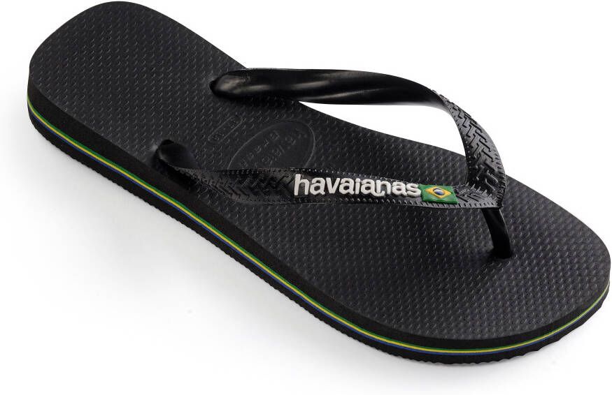 Havaianas Teenslippers Brasil Logo zomerschoen slippers poolslides met logo-opschrift