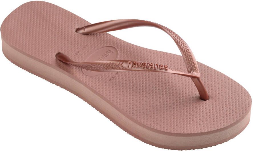 Havaianas Teenslippers SLIM FLATFORM zomerschoen slippers poolslides met plateauzool - Foto 5