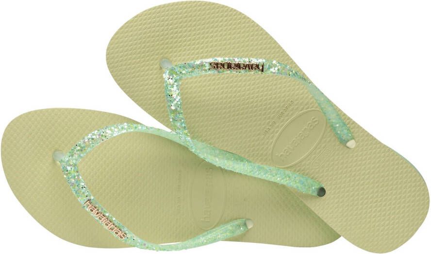 Havaianas Teenslippers SLIM GLITTER FLOURISH met fonkelende riempjes