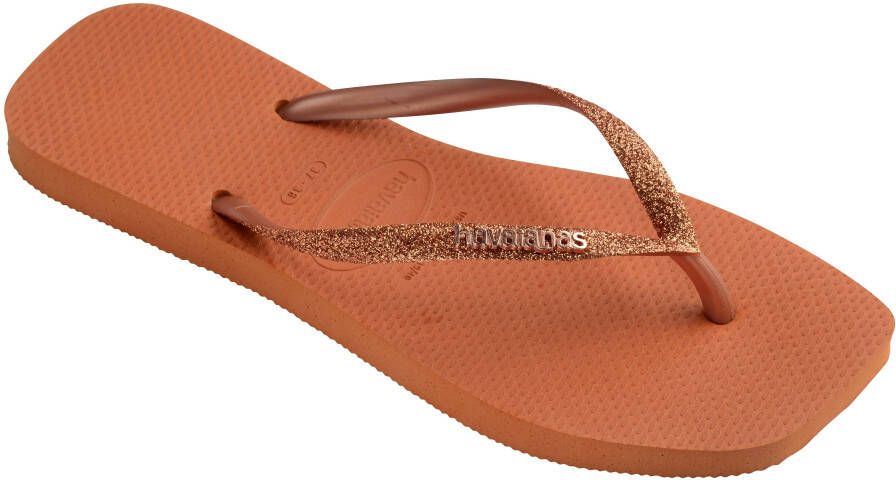 Havaianas Slippers Teenslippers Female Square glitter Blauw - Foto 4
