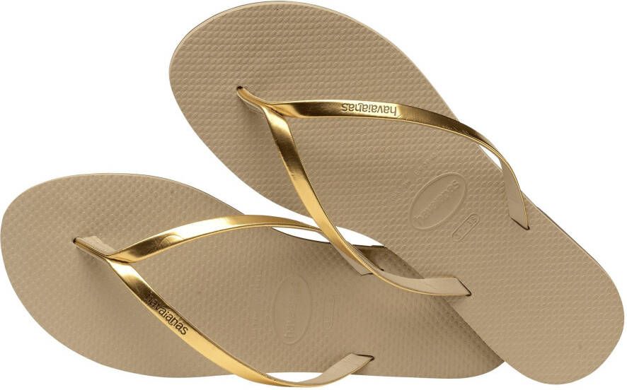 Havaianas Teenslippers YOU METALLIC met fijne metallic-riempjes