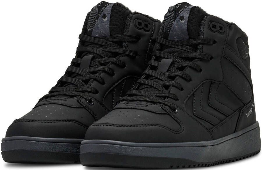 Hummel St. Power Play Mid Tex Sneakers Zwart Man