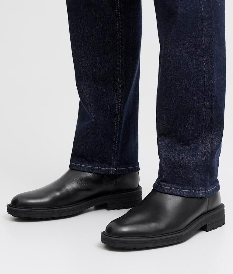 JACK & JONES JACK&JONES JFWHOSKINS LEATHER CHELSEA SN Heren Laarzen - Foto 2