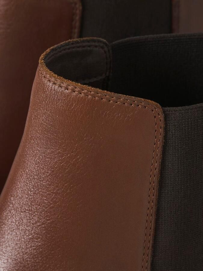 JACK & JONES JACK&JONES JFWHOSKINS LEATHER CHELSEA SN Heren Laarzen - Foto 4
