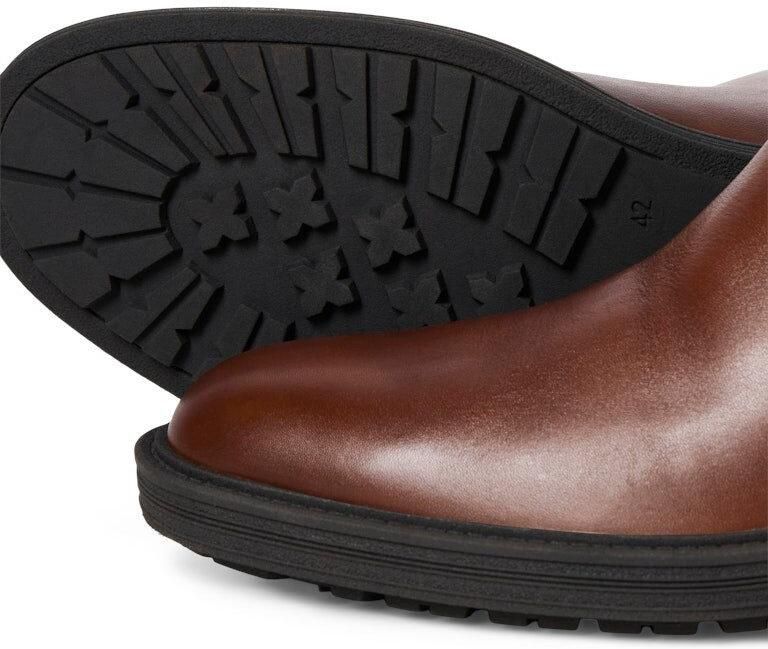 JACK & JONES JACK&JONES JFWHOSKINS LEATHER CHELSEA SN Heren Laarzen - Foto 5