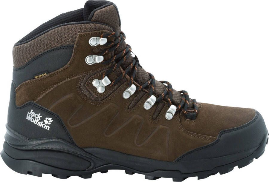 Jack Wolfskin Refugio Texapore Mid Men Waterdichte wandelschoenen Heren Brown Phantom - Foto 2