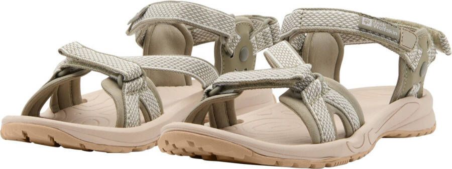 Jack Wolfskin Outdoorsandalen LAKEWOOD RIDE SANDAL W met klittenbandsluiting