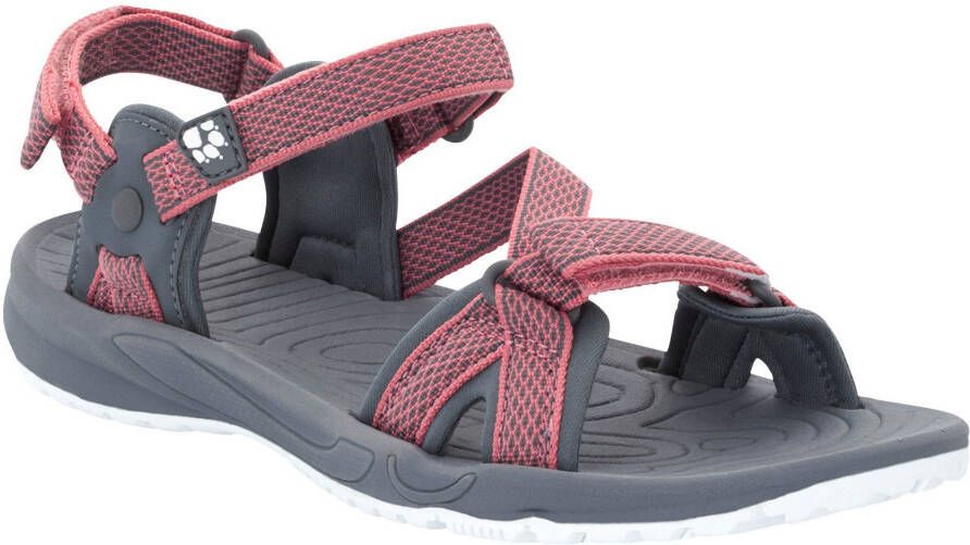 Jack Wolfskin Outdoorsandalen LAKEWOOD RIDE SANDAL W met klittenbandsluiting