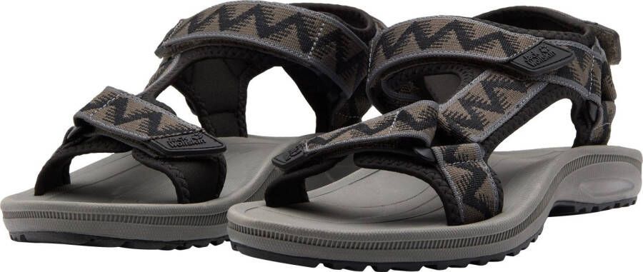 Jack Wolfskin Sandalen WAVE BREAKER M met klittenbandsluiting