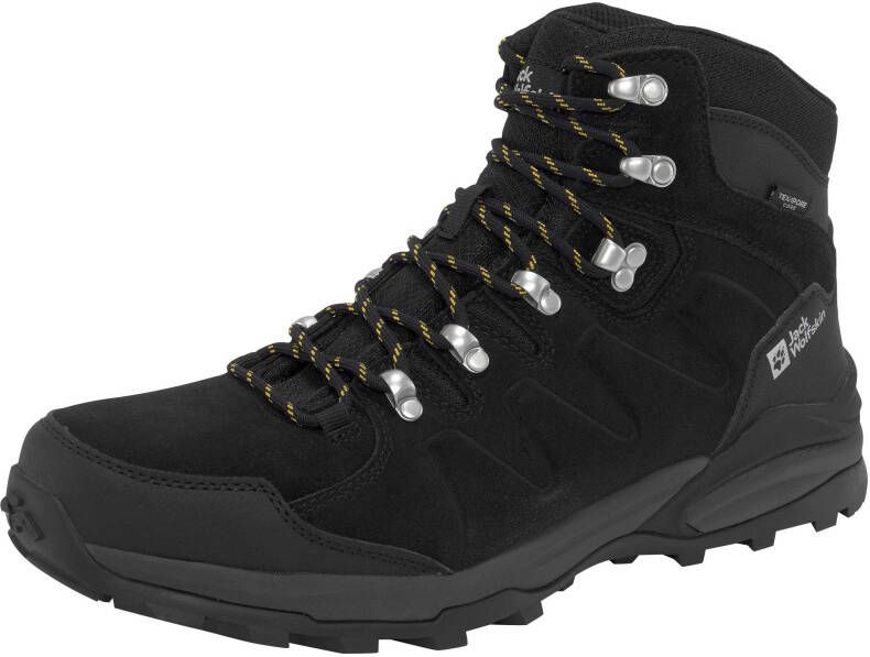 Jack Wolfskin Refugio Texapore Mid Men Waterdichte wandelschoenen Heren Phantom Burly Yellow Xt - Foto 2