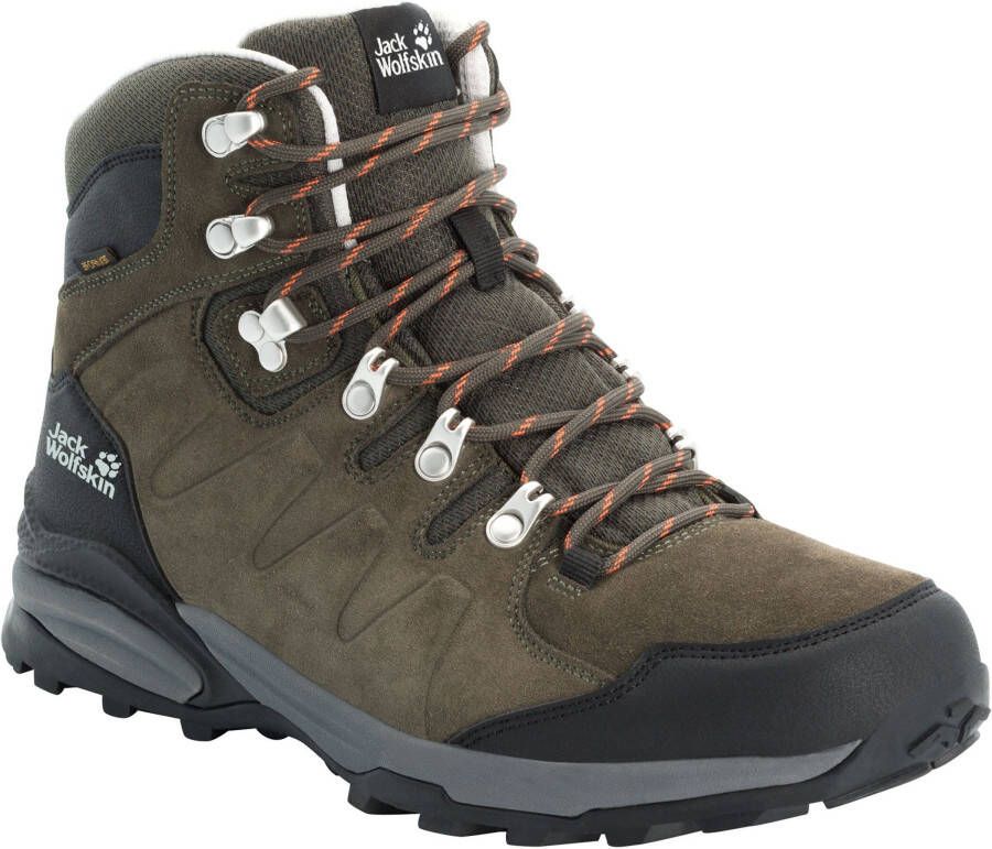 Jack Wolfskin Refugio Texapore Mid Men Waterdichte wandelschoenen Heren Khaki Phantom - Foto 2