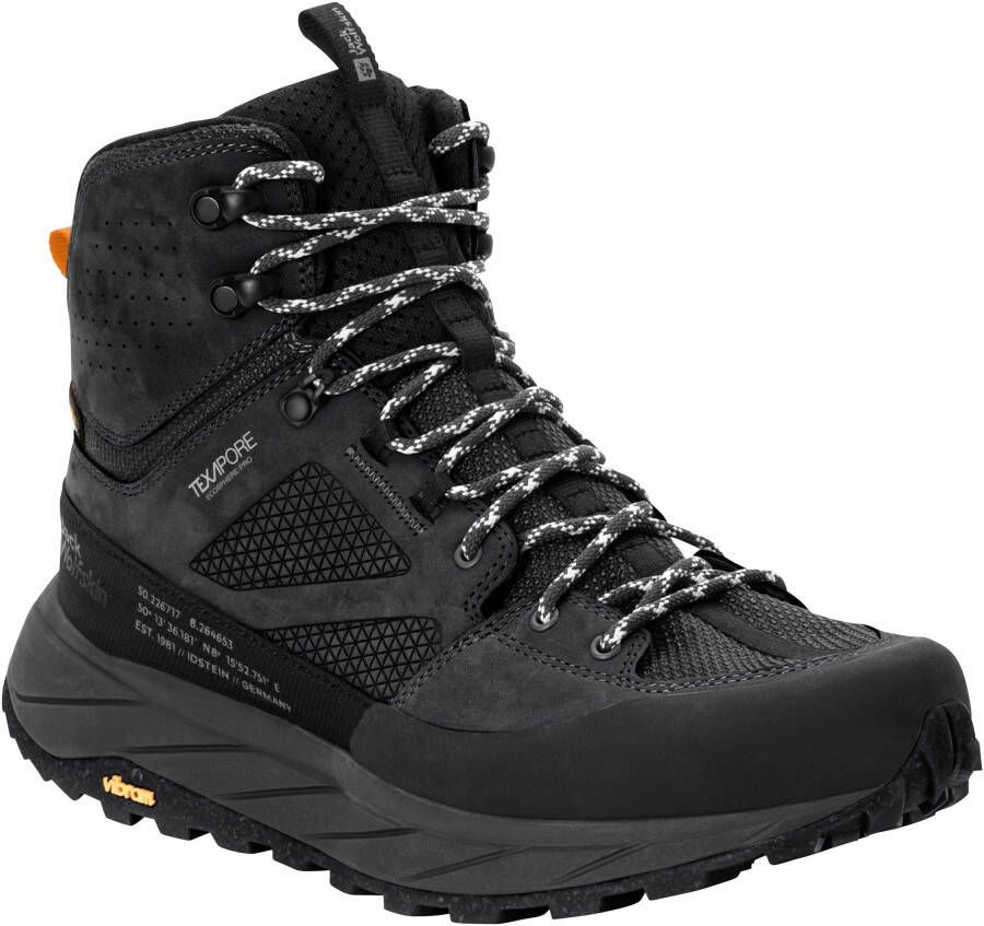 Jack Wolfskin Terraquest Texapore Mid Men Waterdichte wandelschoenen Heren black