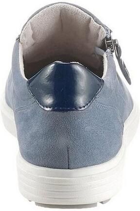 Jana Dames Sneaker 23611-28-802 Jeansblauw Wijdte H - Foto 7