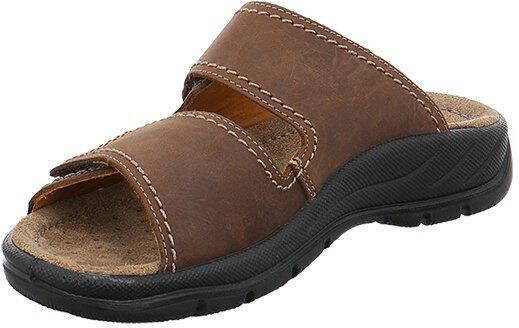 Jomos Slippers Mobila zomerschoen slippers klittenbandschoen met leren binnenzool - Foto 2