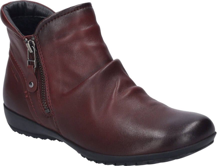 Josef Seibel Boots zonder sluiting NALY 41 Enkellaarsjes comfortabele schoen met geplooide schacht