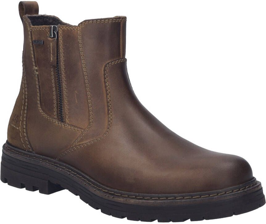 Josef Seibel Chelsea-boots Curtis 51 Bikerboots comfortlaarzen met profielzool
