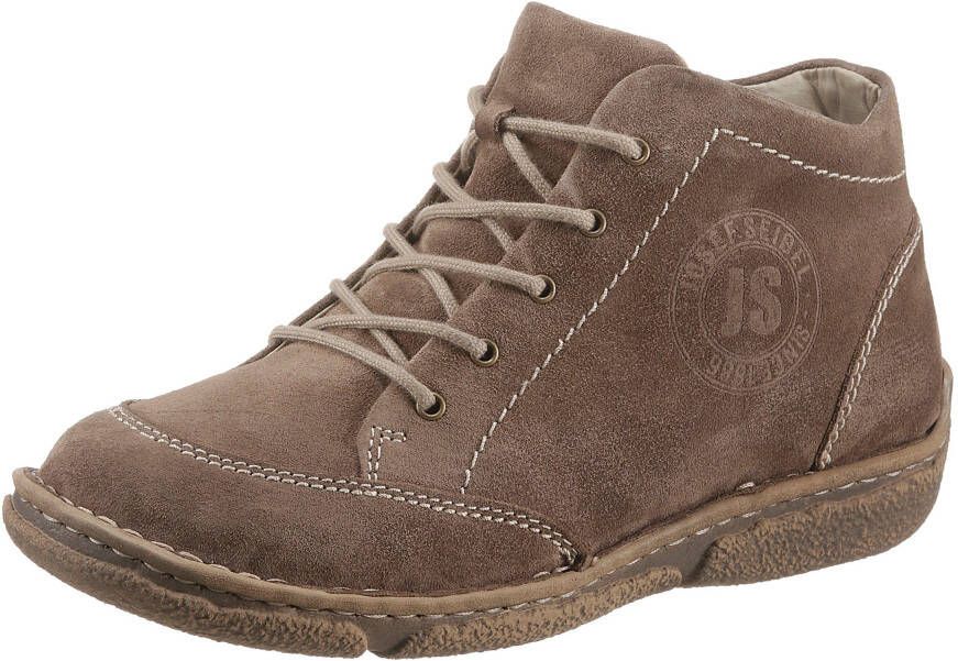 Josef Seibel NEELE~01~~~~~~~~~~~~~~~~~~~~~~ Hoge sneakersVeterlaarzenDames veterschoenenDames sneakersHalf-hoge schoenen Taupe - Foto 2