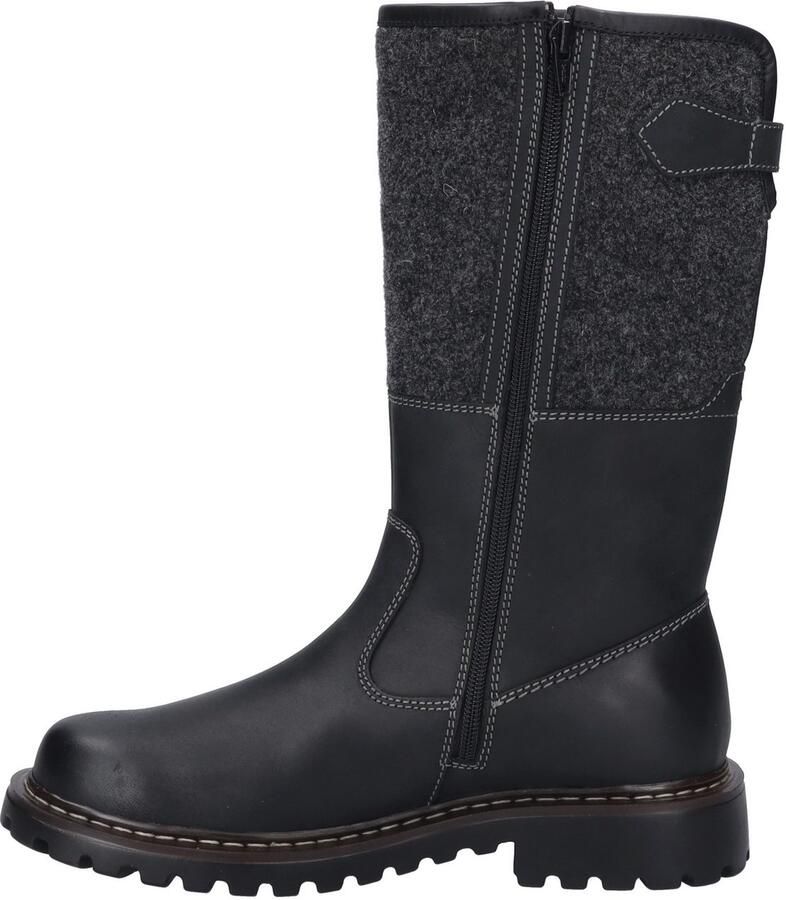 Josef Seibel Winterlaarzen Chance 41 Biker boots veterlaarzen snowboots met lamswol gevoerd - Foto 3
