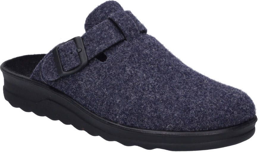 Josef Seibel Pantoffels Metz 240 Huisschoen clog vilten schoen in comfortwijdte H (zeer breed)