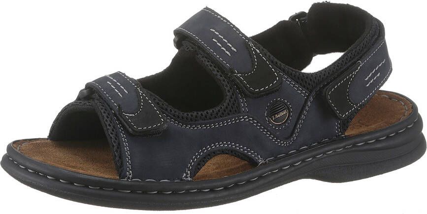 Josef Seibel Sandalen FRANKLIN zomerschoen klittenbandschoen vrijetijdssandaal met contraststiksel