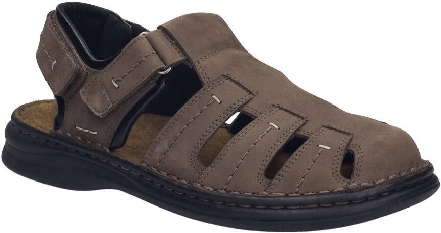 Josef Seibel Sandalen Max 92 bakkersandalen comfort-schoen klittenbandschoen in brede vorm