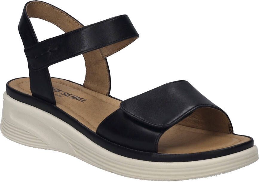 Josef Seibel Sandalen Sevran 01 vrijetijdsschoen sleehak sandaal met klittenbandsluiting