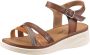 Josef Seibel Sandalen Sevran 02 plateausandaal wedgesandaal met modieuze kruisbandage - Thumbnail 2