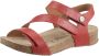 Josef Seibel TONGA~25~~~~~~~~~~~~~~~~~~~~~~ Sandalen met hakDames Sandalen Rood - Thumbnail 2