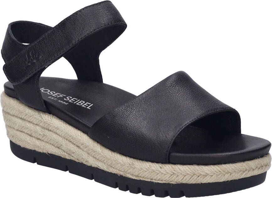 Josef Seibel Sleehaksandaaltjes Miranda 02 sleehaksandaal zomerschoen klittenbandschoen met sleehak