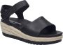 Josef Seibel Sleehaksandaaltjes Miranda 02 sleehaksandaal zomerschoen klittenbandschoen met sleehak - Thumbnail 2