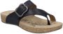 Josef Seibel Teenslippers Tonga 77 plateau zomerschoen pantoffels met gespsluiting - Thumbnail 2