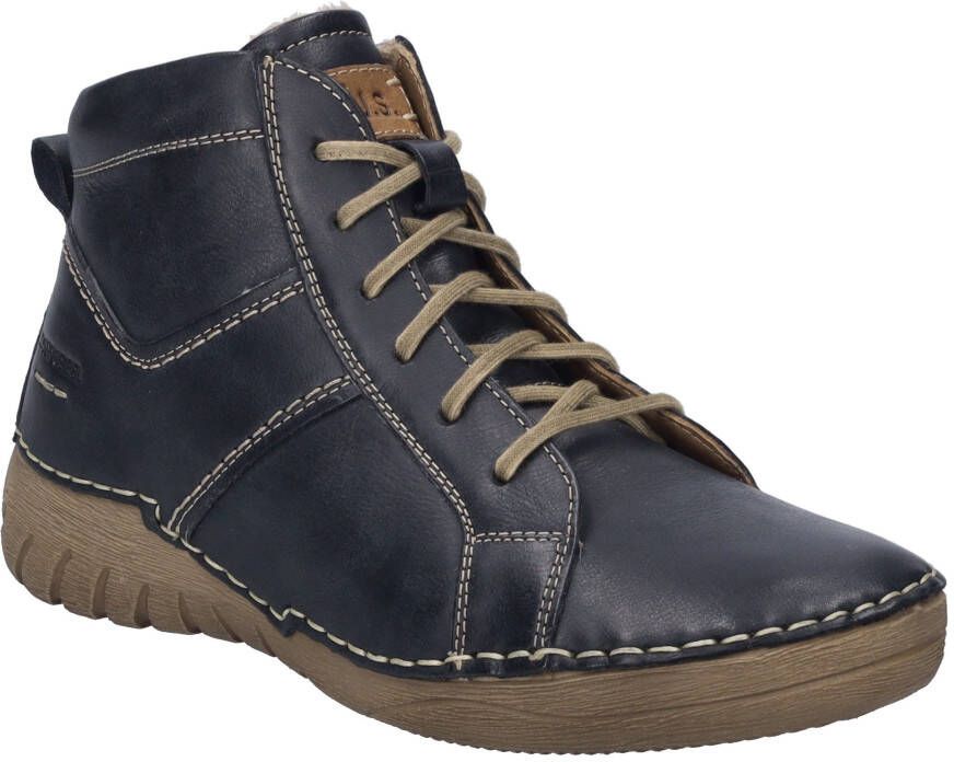 Josef Seibel Veterlaarsjes Felicia 01 Veterschoenen sneakers vrijetijdsschoen met modieuze siernaad