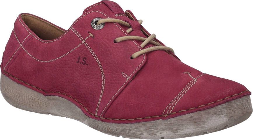 Josef Seibel Veterschoenen Fergey 20 vrijetijdsschoen lage schoen veterschoen met leren voering
