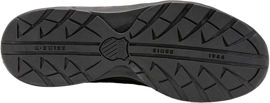 K-Swiss Vista Trainer Mid Herren Sneakers Sportschoenen Schoenen Leer Zwart 07145-010-M - Foto 4