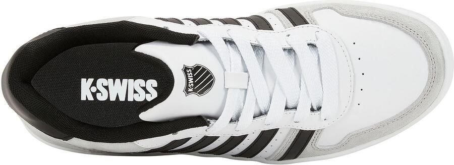 K-Swiss Palisades Leather Heren Sneakers Schoenen Leer Wit 06931-144-M - Foto 4