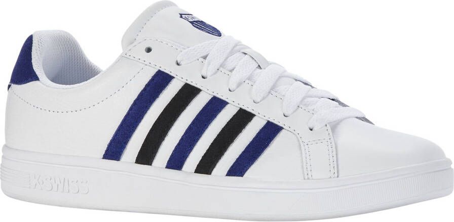 K-Swiss Classic Court Tiebreak Leather Heren Schoenen Trainers Wit 07011 - Foto 2
