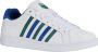 K-Swiss Classic Court Tiebreak Leather Heren Sneakers Schoenen Wit 07011-159-M - Thumbnail 2