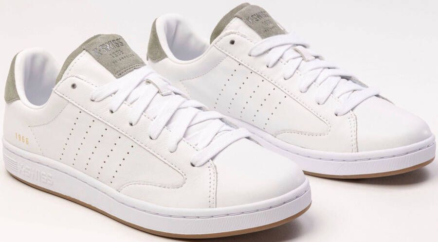 K-Swiss Lozan Klub leren sneakers wit grijs - Foto 2