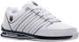 K-Swiss Rinzler Herren Leer Sneakers Sportschoenen Schoenen Wit 01235-139-M - Thumbnail 2
