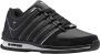 K-Swiss Rinzler Heren Leer Sneakers Schoenen Sportschoenen Zwart 01235-002-M - Thumbnail 2